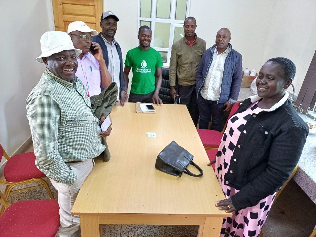 Sian Biogas team visit to Cherobu Dairy Farmers Cooperative
![